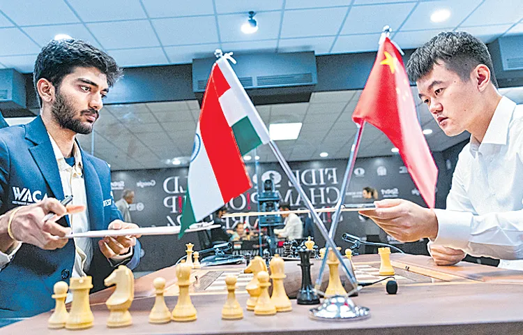 Gukesh draws Game 4 on Liren 