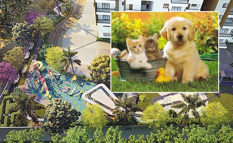 Pet parks in residential projects in hyderabad