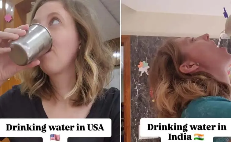 US Woman Shows Different Food Habits Of Indians And Americans