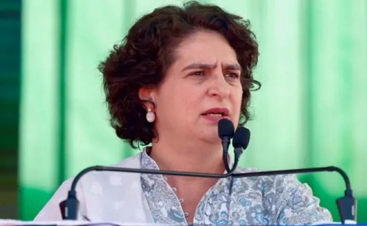 Priyanka Gandhi fires on BJP over politicizing Wayanad landslides