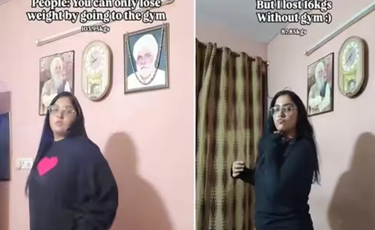  Check these Woman lost 16 kg without going to the gym