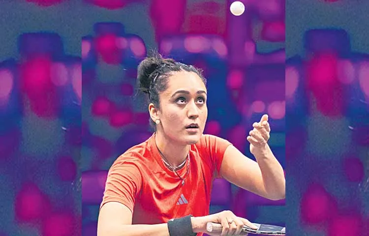 Manika Batra lost in the first round of the Frankfurt tournament