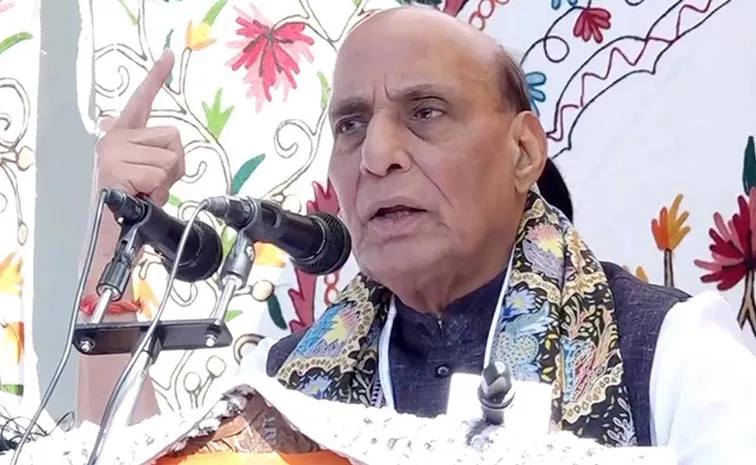 Rajnath Singh says JMM led alliance parties Fused crackers in Jharkhand