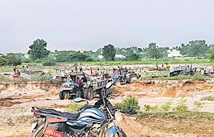 Tdp sand mining in penna river