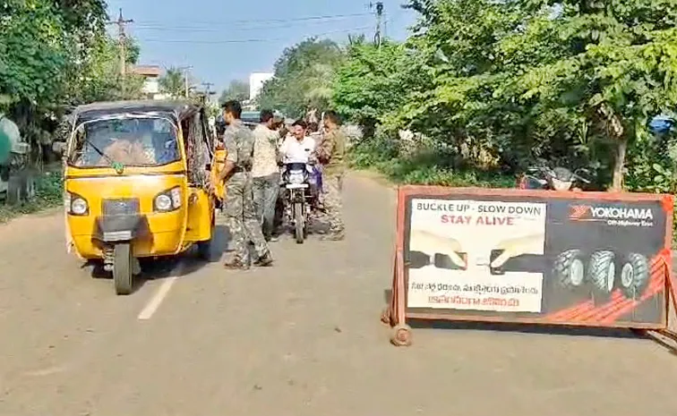 Police Over Action At Narsipatnam Over Sand Issue