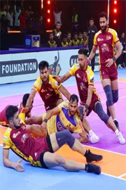 Tamil Thalaivas thrilling win on Telugu Titans11