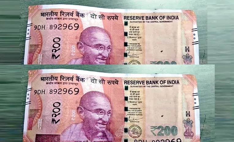 Color xerox currency notes In sri sathyasai