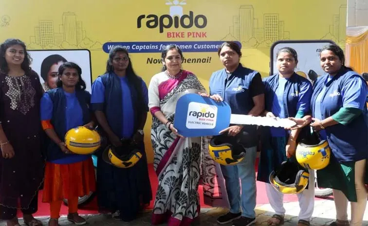 Rapido Launches Bike Pink Service In Chennai For Women