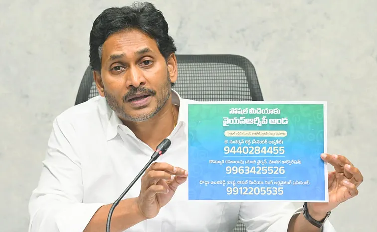 Ys Jagan Said That Ysrcp Will Stand By Social Media Workers