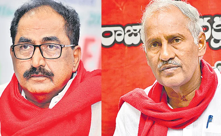 Left Parties In Telangana Warn Congress Government To Protest