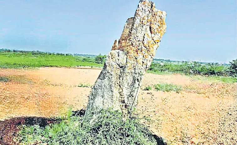 This Rock Age 3500 Years Now Dindi River Nagar kurnool District