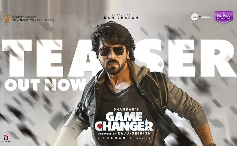 Ram Charan Game Changer Telugu Teaser Out Now