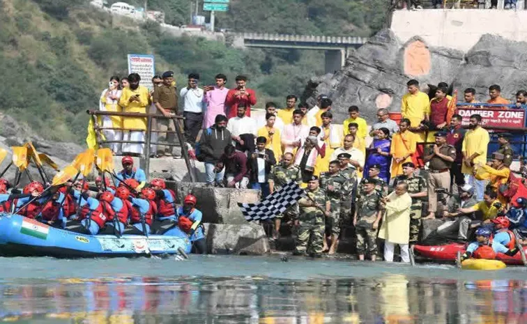 Namami Gange programme All Women Ganga River rafting campaign