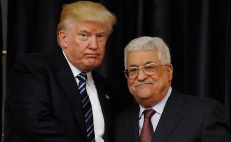 Palestinian President Phone Call To Trump Ready To Work For Gaza Peace