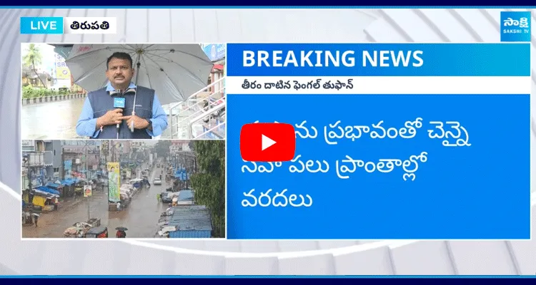 Fengal Cyclone Effect In Tirupati District