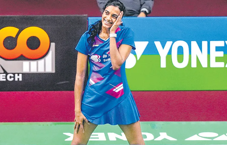 PV Sindhu in the final of Syed Modi Badminton Tournament