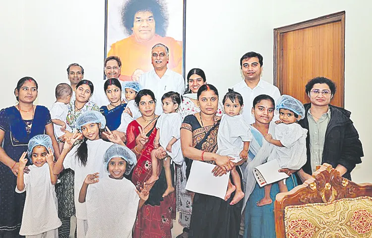 Former Minister Harish Rao praises the services provided by Sathya Sai Trust