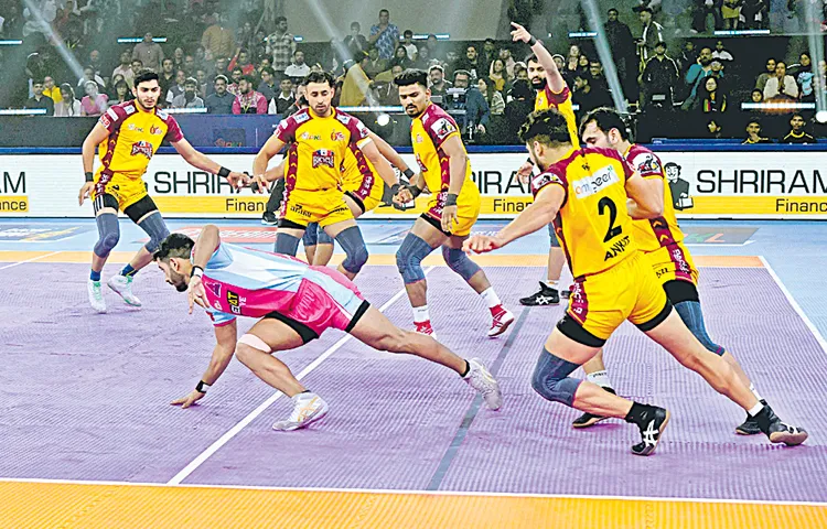 Telugu Titans lose to Jaipur Pink Panthers