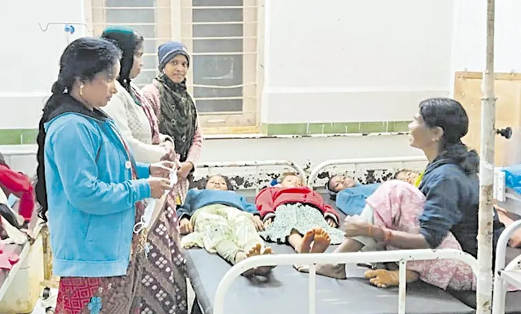 8 tribal welfare  school students food poison in Andhra Pradesh