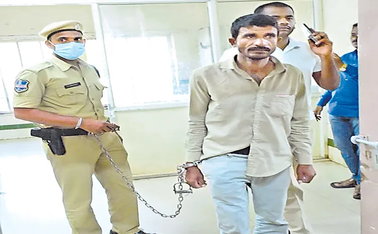 Lagacharla Farmer Handcuffed and chained by Police