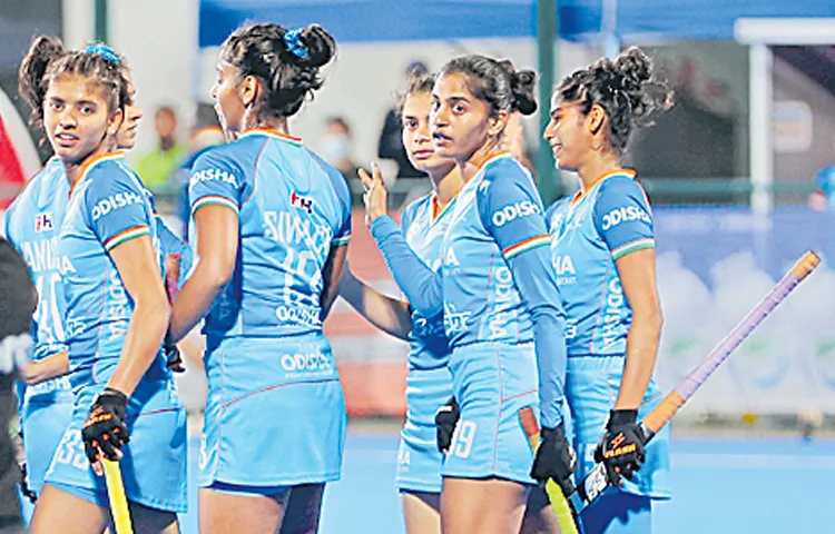 Indian womens hockey team reaches semifinals of Junior Asia Cup