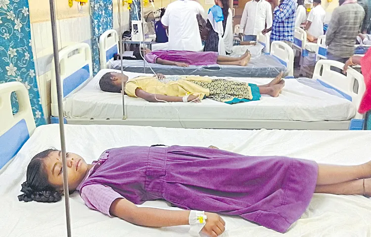 9 students fall ill after eating mid day meal