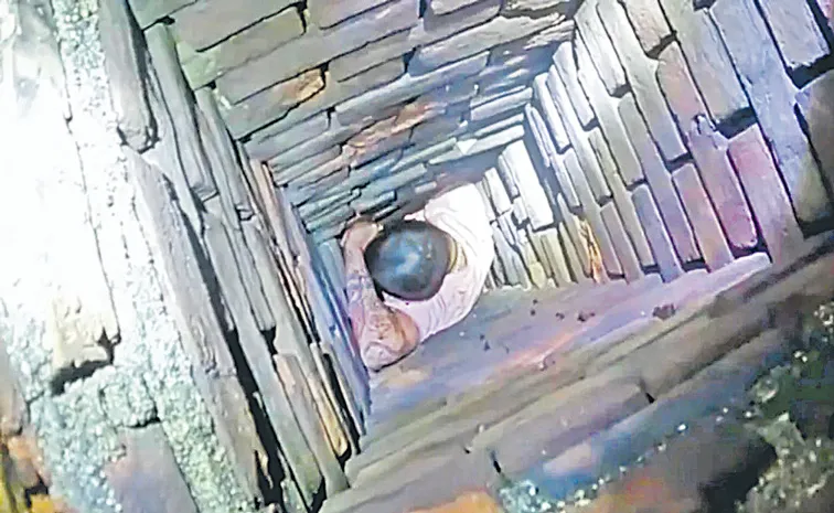 Man running from police goes down a chimney and gets stuck