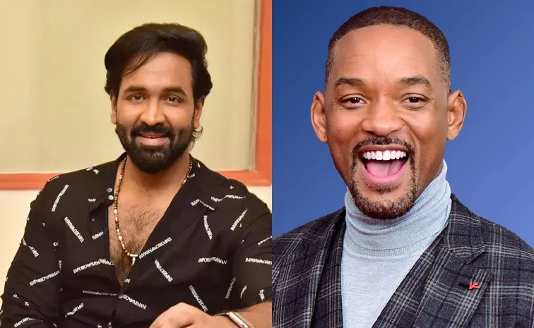 Manchu Vishnu With Hollywood Actor Will Smith