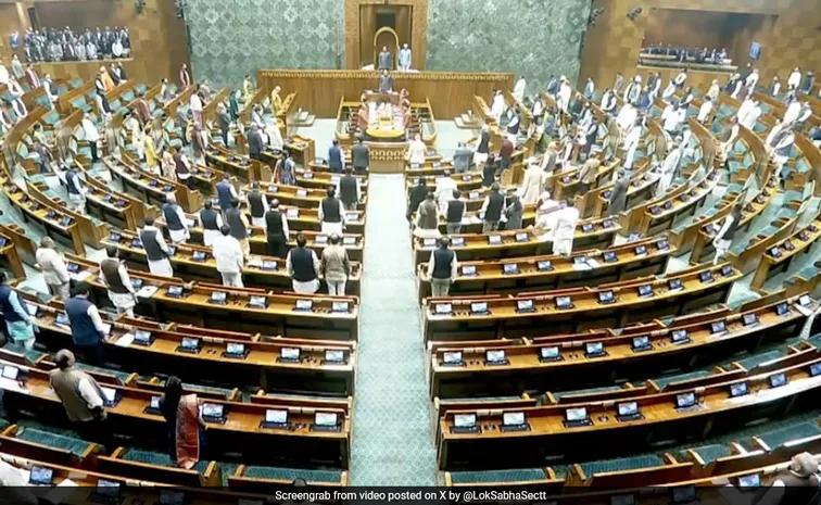 Lok Sabha Pays Tribute To Martyrs Of 2001 Parliament Attack