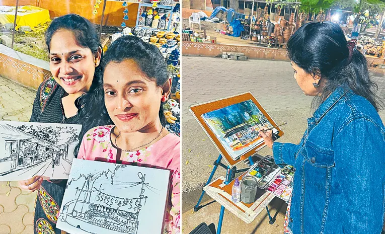 Urban Sketchers Hyderabad marks 300th event with month-long weekend sessions