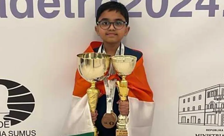 Divith Reddy: India’s Young Chess Prodigy Wins Gold at the Under-8 World Championship in Italy