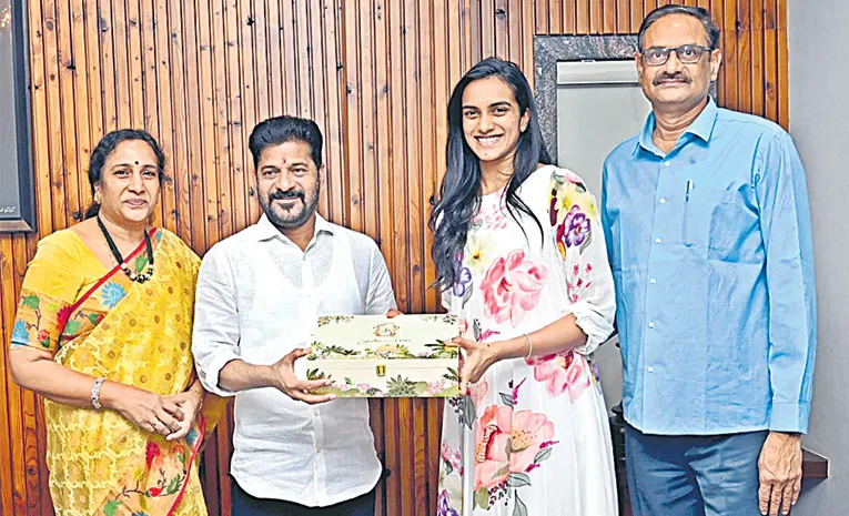 PV Sindhu Invites Telangana CM Revanth Reddy to Her Wedding