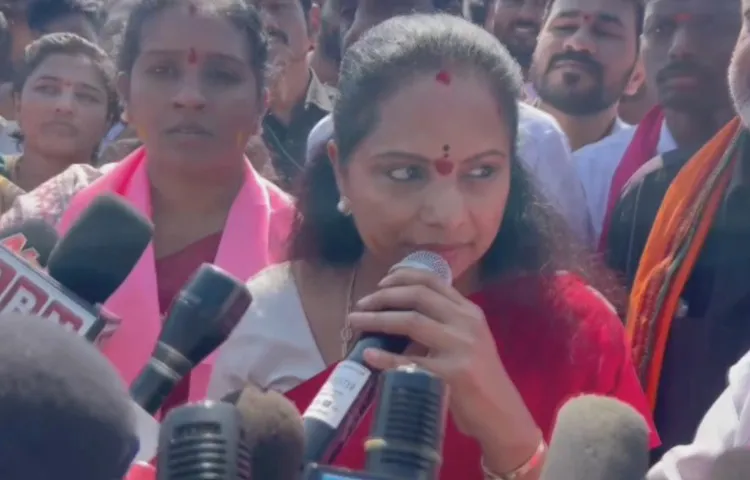 BRS MLC Kavitha Serious On party Change Leaders