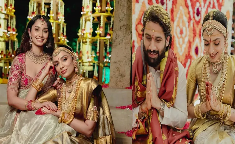 Sobhita Sister Samantha Shares Marriage Pics Chaitanya and Sobhita