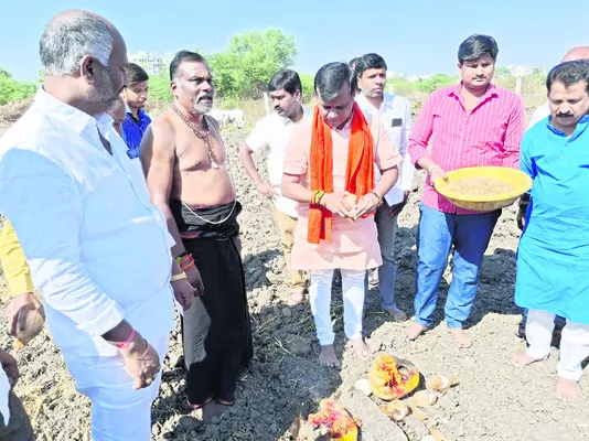 వారాహి మాత  ఆలయానికి అంకురార్పణ 
