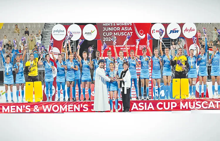 Team India retains Junior Asia Cup womens hockey title