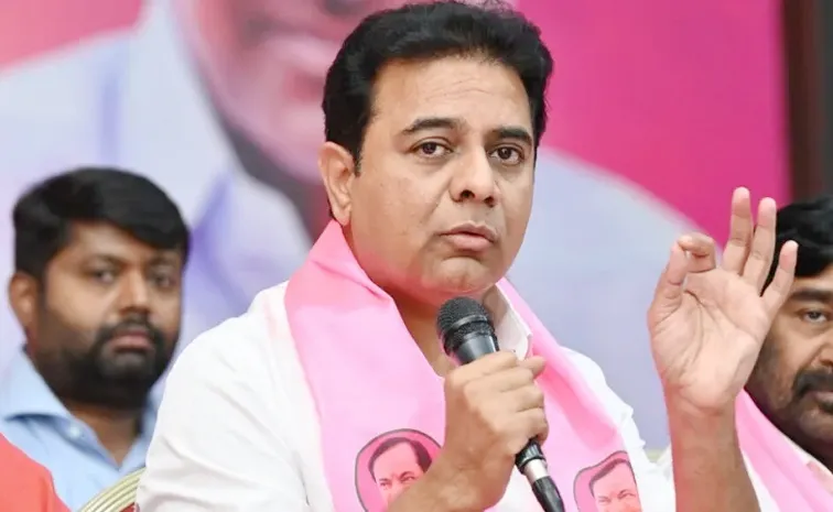 KTR Slams Congress Govt for Misleading Telangana on State Debt Figures