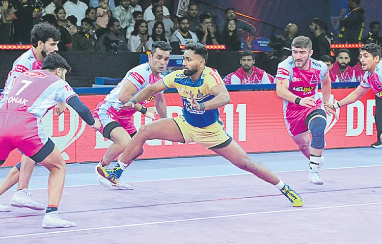 Tamil Thalaivas lose to Jaipur Pink Panthers