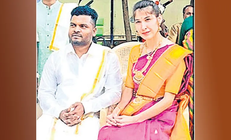 Indian Man Married Kazakhstan Women In Tamil nadu