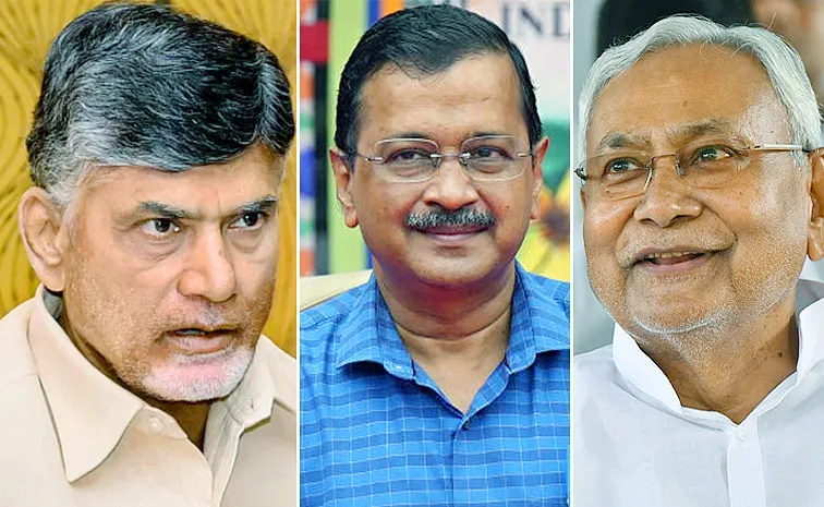 Ambedkar Insult Row: Kejriwal drags Chandrababu Nitish Kumar As NDA Allies