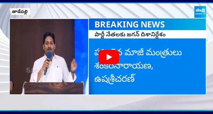  YS Jagan Meeting With Anantapur YSRCP leaders at Tadepalli