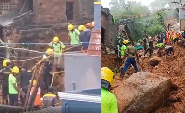 Landslide Hits Tamil Nadu Seven Family Trapped