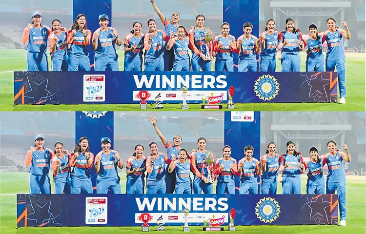 india womens team won t20 series against west indies