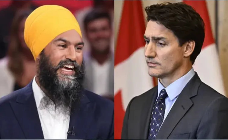 Jagmeet Singh Sensational Comments Over Canada PM Trudeau