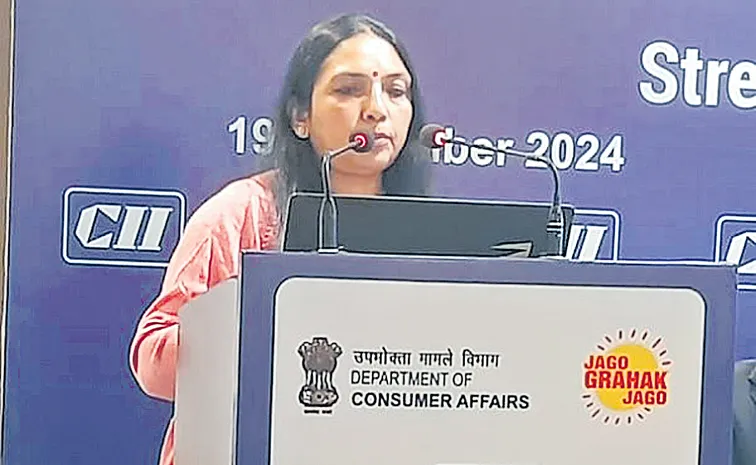 Consumer Affairs Secretary Nidhi Khare spoke at a CII event urging Indian manufacturers passive attitude