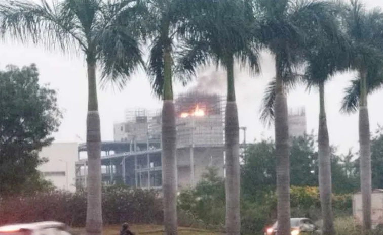 Fire Accident At Shamshabad Airport