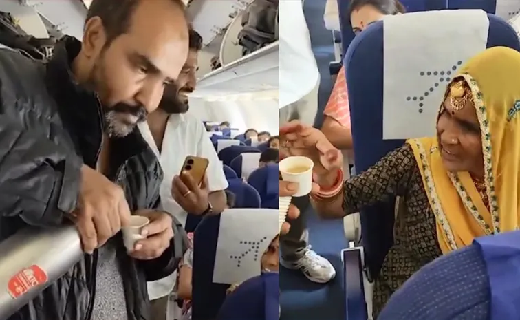 A passenger on an IndiGo flight recently went viral for serving chai to fellow passengers mid flight