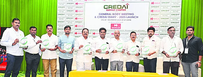 క్రెడాయ్‌ నూతన సంవత్సర డైరీ ఆవిష్కరణ 