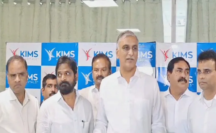 Harish Rao Visits Sri Tej Injured In Sandhya Theatre Incident