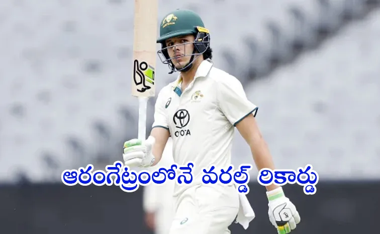 IND Vs AUS: చరిత్ర సృష్టించిన ఆసీస్‌ యువ ఓపెనర్‌.. 95 ఏళ్ల రికార్డు బద్దలు